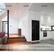 Brukt / ufullstendig LED innfelt tak Spot 4W IP44 Dimbar Heat White Lumare 2700K 9 stk.