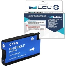 Bläckbyte för HP OfficeJet Pro 9010-9025 LCL 963XL Cyan