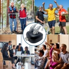 Ufuldstændige Digital Hearing Amplifiers Medca JH-338 BTE USB-par lastet