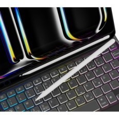UŻYWANE Etui z klawiaturą iPad Pro 11" M4 2024 ROOFEI QWERTZ podświetlana z touchpadem