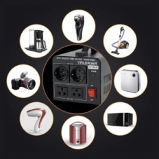 Sortie de convertisseur de tension 1500W 110 / 220V d'occasion Yinleader VTEU-1500