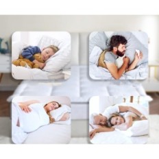 Dæk på madras tråde til bed ® åndbar topper140 × 200cm af bomuld