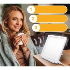 Lampa pro lehké hrozby 10000 LUX TOP LIFE LIFE TL-180 FULL SPECTRUM Zlepšení nálady f třídy