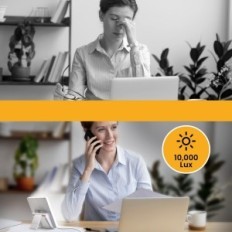 Lampa pre ľahké hrozby 10000 LUX TOP LIFE TL-180 Plné spektrum Zlepšenie nálady F trieda