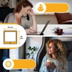 Lampada per minacce leggere 10000 lux top life TL-180 Spectrum completo miglioramento della classe di Mood F