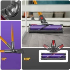 Dyson V7 V8 V10 Mopei Borstel voor tapijten en harde vloeren