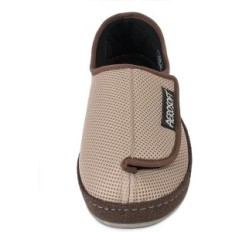 Kvinner og menns tøfler Aerosoft 6072-4p bred antislip størrelse 45