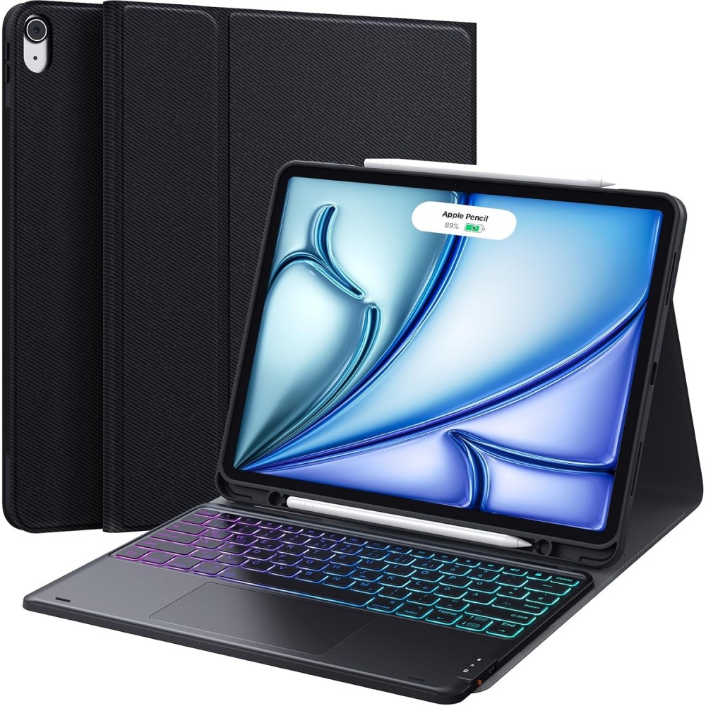 Slučaj s iPad zrakom 13 "(m2 / m3) Cheson X9 Qwertz de osvijetljen