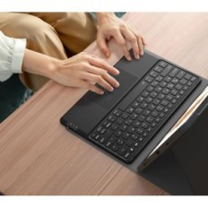 Fodral med iPad Air 13 "(m2 / m3) Cheson X9 Qwertz de upplysta