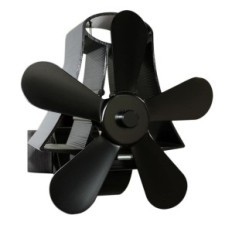 5-paddle francúzsky ventilátor pre tepelne poháňané drevo