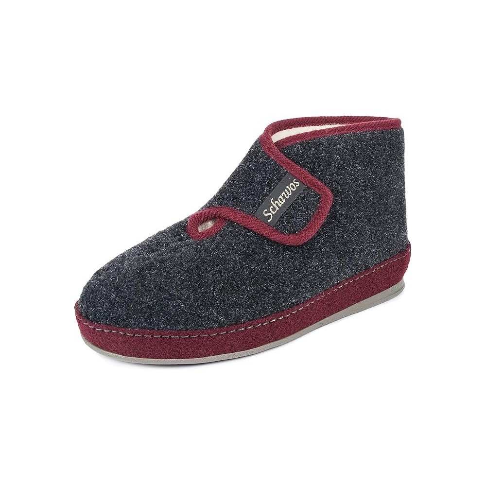Felt slippers for women Schawos 2060 Warm Non-slip Lining Ergo Size 37