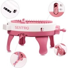 Brukt ZCVTBYE Sentro Knitting Machine 48 nåler for Caps / DIY skjerf