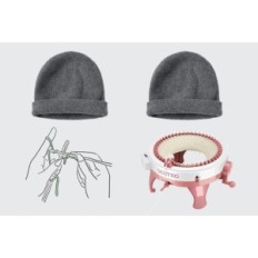 Máquina de tejer SentRo de Zcvtbye usada 48 agujas para gorras / bufandas de bricolaje