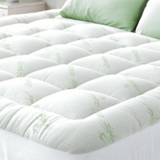 Topper Bamboo Niagara Matelas Niagara 135x190 cm 2.5cm sur le dos