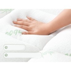 Bambusa Topper Niagara matracis Niagara 135x190 cm 2.5cm uz muguras