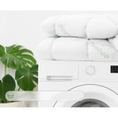 Bambu Topper Niagara Colchão Niagara 135x190 cm 2.5cm na parte de trás