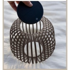 Solar Lamp Välimus Luuk LIFESTYLE S1829-17 IP44 72H helepruun