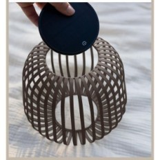 Solar lamp exterior Luuk lifestyle S1829-17 IP44 72H light brown