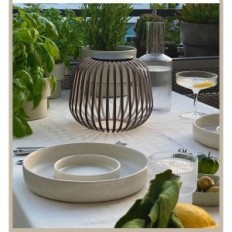 Solární lampa Exteriér Luuk Lifestyle S1829-17 IP44 72H Světle hnědá