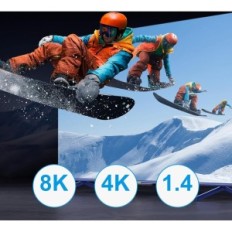 Switch KVM utilizzato 3 monitor 2 DP 1.4 8K @ 60Hz USB 3.0 con audio e microfono