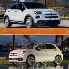 Vandtæt FIAT 500X 2015-2025 Bildæksel med dør med ZFN0091-3 Castle