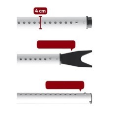 Blokada drzwi regulowana zabezpieczenie drzwi antywłamaniowe 2 szt. POWYSTAWOWY