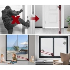 Door lock Adjustable anti-burglary door protection 2 items exhibition