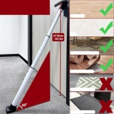 Door lock Adjustable anti-burglary door protection 2 items exhibition