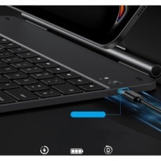 Poškodovana Bluetooth tipkovnica z iPad PRO 13 "OMOTON KC011 QWERTZ DE