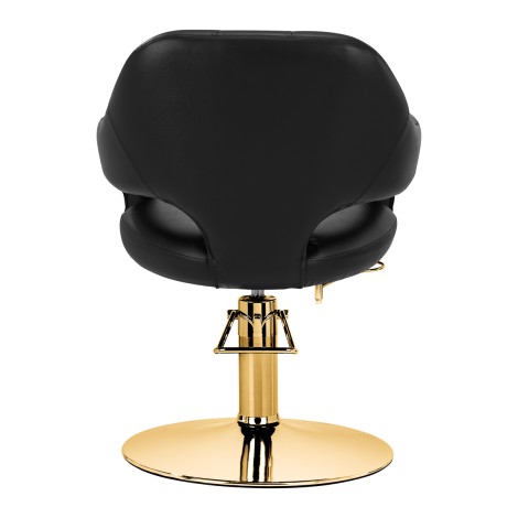 Cadeira de cabeleireiro Gabbiano Parma Gold Black — vista traseira