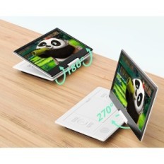 Leitor de DVD portátil danificado Yoton Yd-155-M 16.9 com tela rotativa