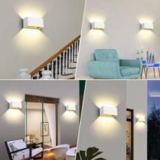 Kingwen 20W LED Stěna 4 ks 3000k Heat White IP65 Nastavitelný