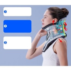 Traction of the ALLILUYAA neck with 3 levels and 8 airbags