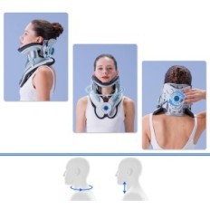 Tração do pescoço Alilluyaa com 3 níveis e 8 airbags