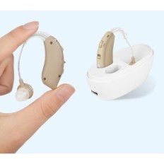 Used hearing amplifier 2 pcs AOLSO Charging noise reduction