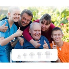 Použité sluch zosilňovač 2 ks AOLso nabíjanie šumu