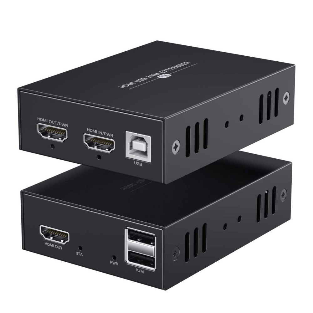 Nebaigtas HDMI prailginimo laidas KVM Ethernet 45M CAT5E / 6 Paroda