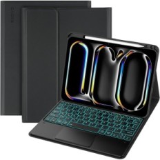 Θήκη με πληκτρολόγιο και touchpad στο iPad Pro 11 "M4 2024 Cacoe Azerty Έκθεση