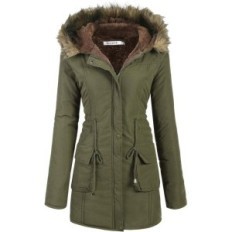 Winter Jacket Women's Park med kunstig pels beyvestørrelse s