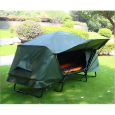 Cama de tenda dobrável com um telhado RESTEQ único 210x80x120 cm