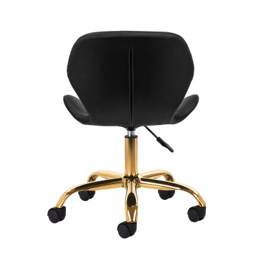 Kosmetikskammel QS-06G sort — bagfra