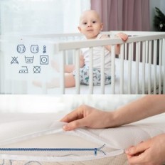 Children's mattress Sweety Fox 60x120 cm Double-sided summer-winter, 11cm thick LDS-20240913-EU