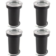 Phare LED. Extérieur externe IE GU10 IP67 4 PCS. Exposition