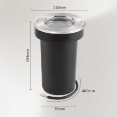 Faro a led. Esterno esterno IE GU10 IP67 4 PCS. Mostra