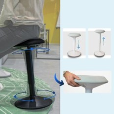 Kasutatud ergonoomiline kontori väljaheidete korrigeerimine 55-80 cm pöörleva