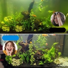 Gebruikt Aquariumfilter 150-560L Tararium CTUV-H8F 7W Pomp 1500L / H