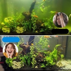 Rabljeni akvarijski filter 150-560L tararium CTUV-H8F 7W crpalka 1500L / h