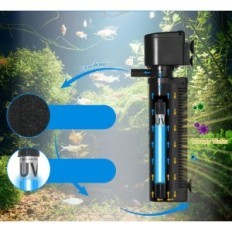 Gebraucht Aquariumfilter 150-560L Tararium CTUV-H8F 7W Pumpe 1500L / H