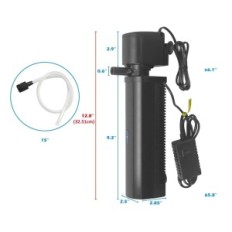 Naudota akvariumo filtras 150-560L Tararium CTUV-H8F 7W siurblys 1500l / h