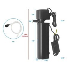 Käytetyt Aquarium-suodatin 150-560L Tararium CTUV-H8F 7W Pumppu 1500L / h